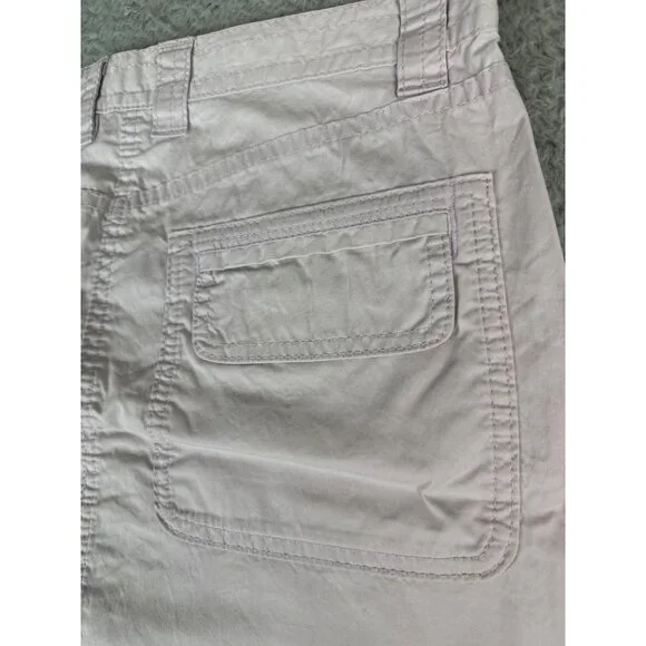 J. Crew Womens White Casual Skirt Size 8 100% Cotton With Pockets & Zip Closure - Picture 5 of 11